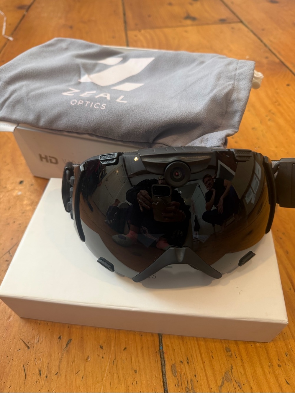 zeal Black HD Camera Snow Goggles
